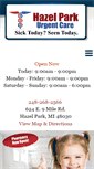 Mobile Screenshot of hazelparkurgentcare.com